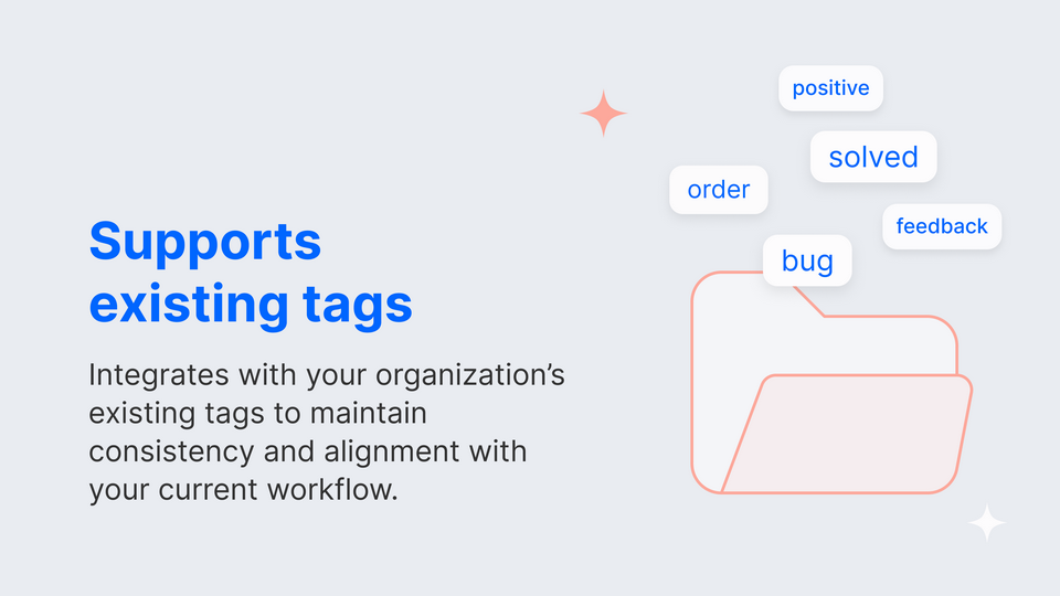 Supports existing tags