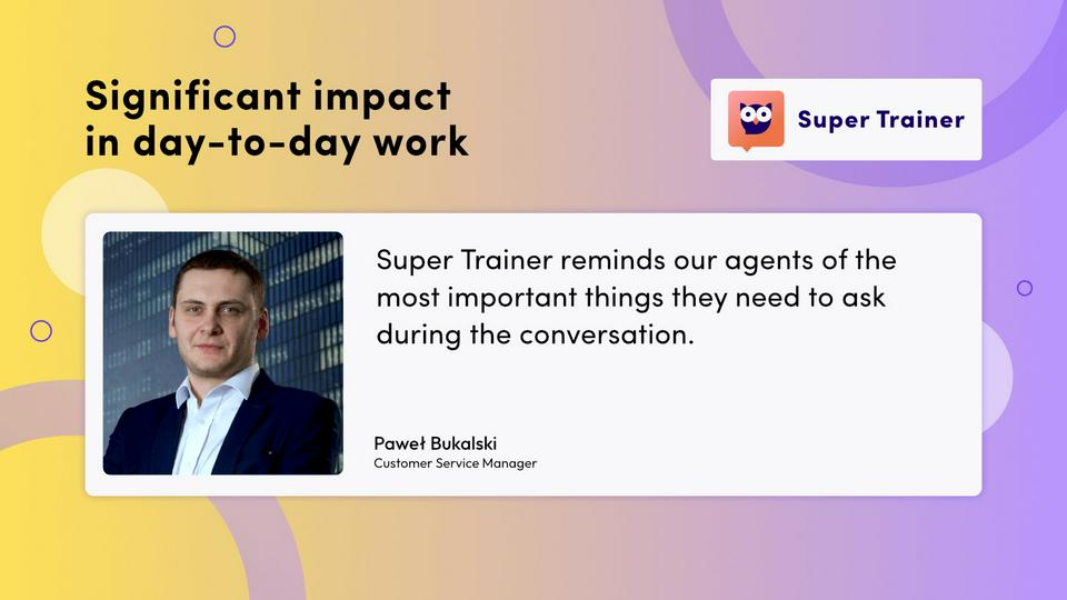 Super Trainer testimonial